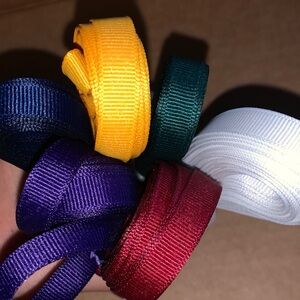 60 Yards of Grosgrain Ribbon Assorted Colors 3/8